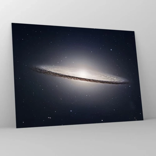 Glasbild - Bild auf glas - Vor langer Zeit in einer weit entfernten Galaxie ... - 70x50 cm