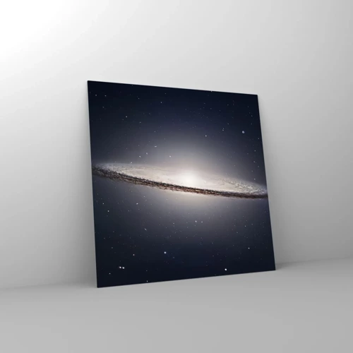 Glasbild - Bild auf glas - Vor langer Zeit in einer weit entfernten Galaxie ... - 70x70 cm