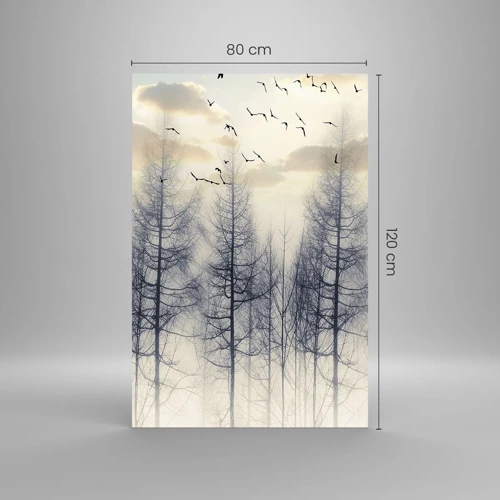 Glasbild - Bild auf glas - Waldgeister - 80x120 cm