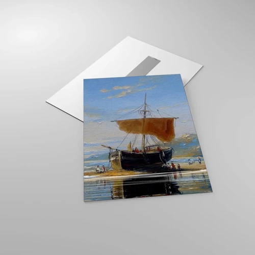 Glasbild - Bild auf glas - Wasser, Land, Luft - 50x70 cm