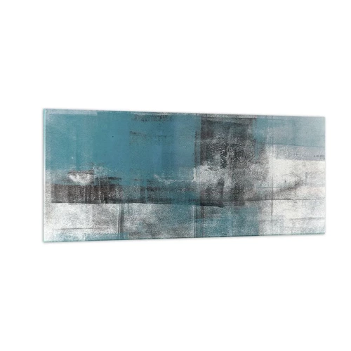 Glasbild - Bild auf glas - Wasser und Luft - 100x40 cm