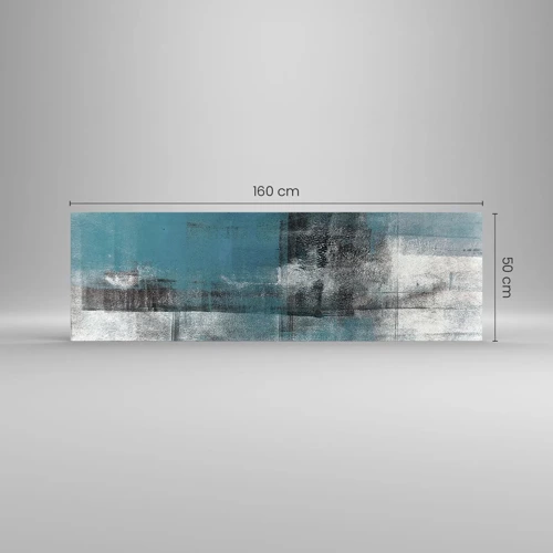 Glasbild - Bild auf glas - Wasser und Luft - 160x50 cm