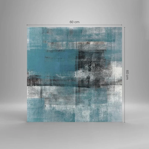 Glasbild - Bild auf glas - Wasser und Luft - 60x60 cm