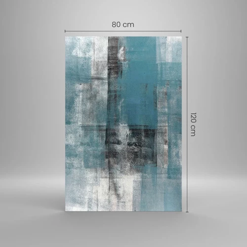 Glasbild - Bild auf glas - Wasser und Luft - 80x120 cm