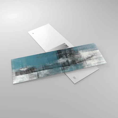 Glasbild - Bild auf glas - Wasser und Luft - 90x30 cm