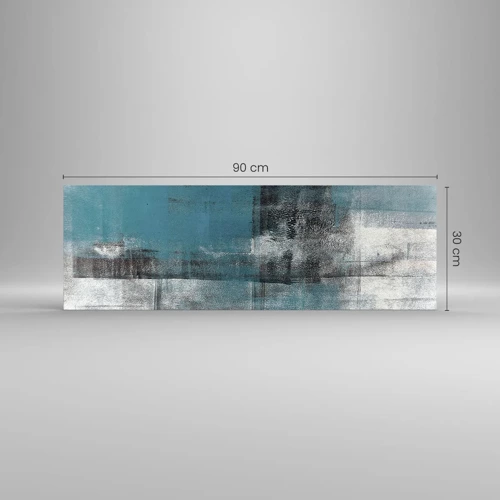 Glasbild - Bild auf glas - Wasser und Luft - 90x30 cm