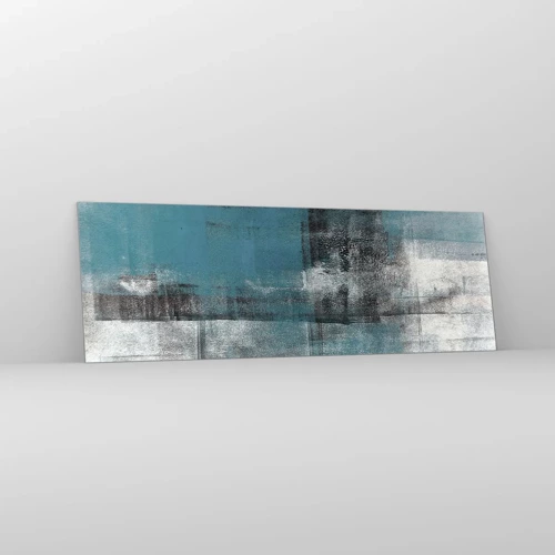 Glasbild - Bild auf glas - Wasser und Luft - 90x30 cm