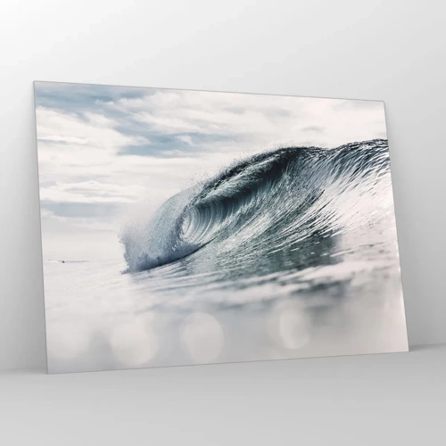 Glasbild - Bild auf glas - Wasserspitze - 100x70 cm