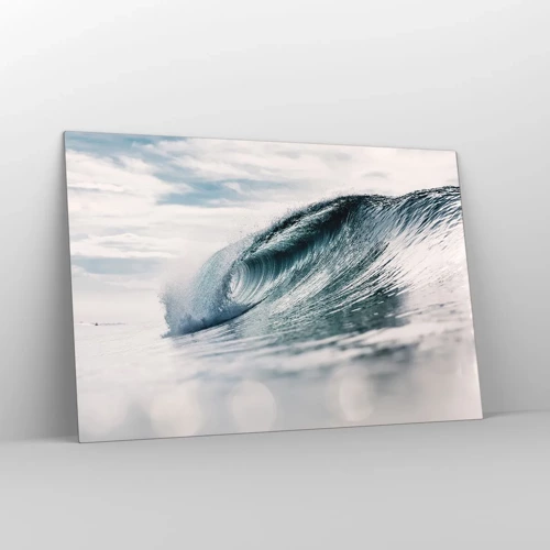 Glasbild - Bild auf glas - Wasserspitze - 120x80 cm