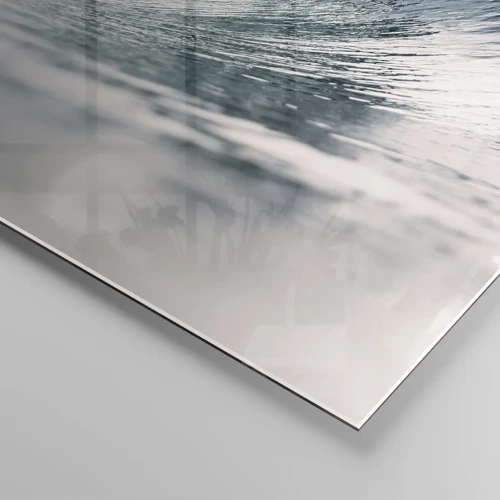 Glasbild - Bild auf glas - Wasserspitze - 70x100 cm