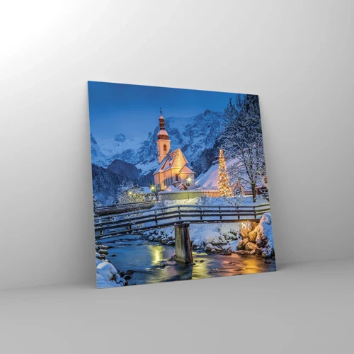Glasbild - Bild auf glas - Weihnachtsgeist - 50x50 cm