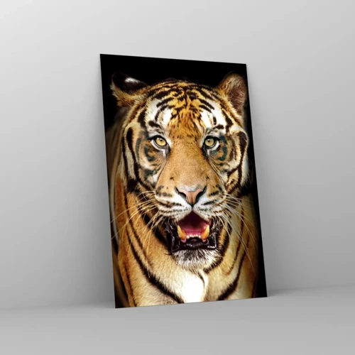 Glasbild - Bild auf glas - Wild im Herzen - 80x120 cm