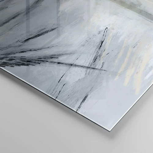 Glasbild - Bild auf glas - Winterfelder - 140x50 cm