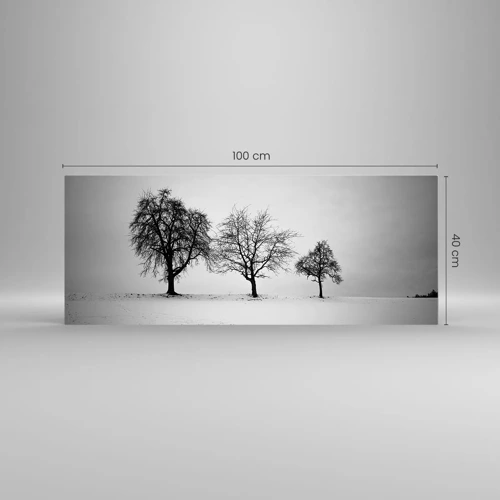 Glasbild - Bild auf glas - Wovon träumen sie? - 100x40 cm