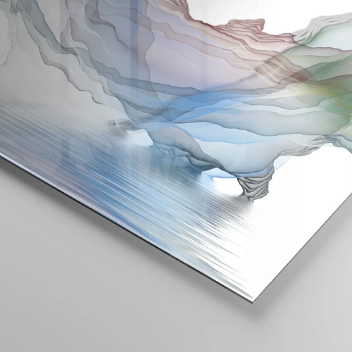 Glasbild - Bild auf glas - Zu den Kristallbergen - 50x70 cm