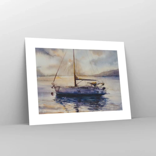 Poster - Abend in der Bucht - 40x30 cm