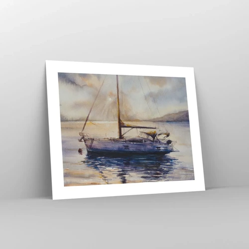 Poster - Abend in der Bucht - 50x40 cm