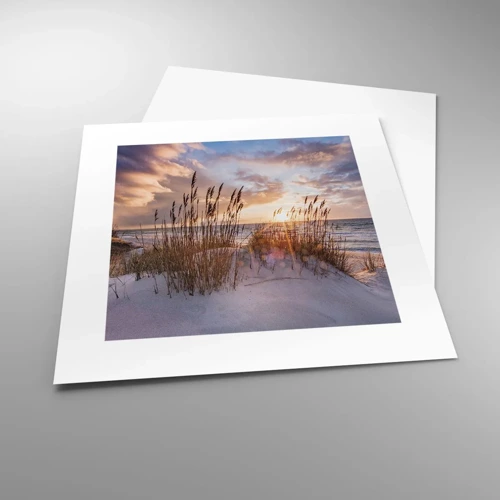 Poster - Abschied von Sonne und Wind - 30x30 cm