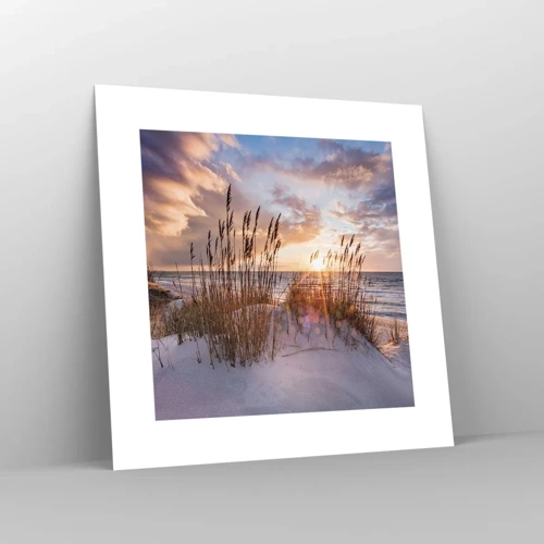 Poster - Abschied von Sonne und Wind - 30x30 cm