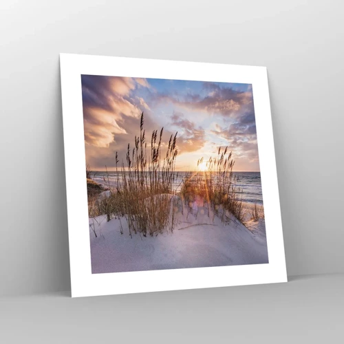 Poster - Abschied von Sonne und Wind - 40x40 cm