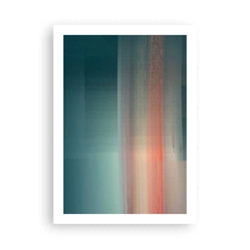 Poster - Abstraktion: Lichtwellen - 50x70 cm