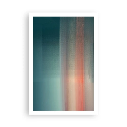 Poster - Abstraktion: Lichtwellen - 61x91 cm