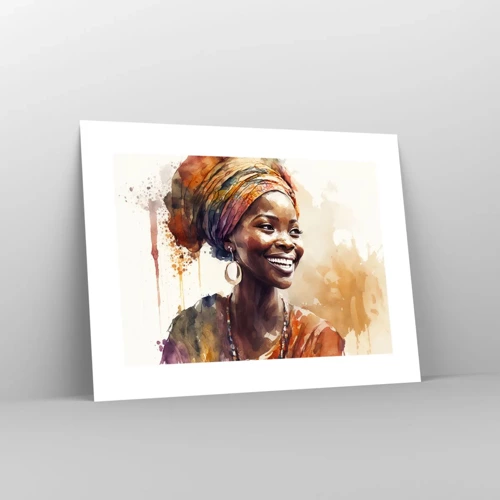 Poster - Afrikanische Königin - 40x30 cm