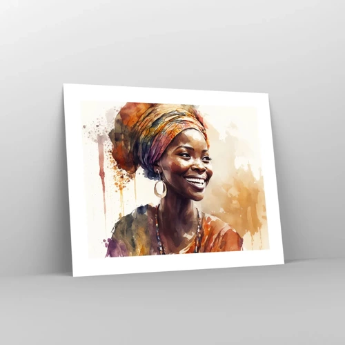 Poster - Afrikanische Königin - 50x40 cm