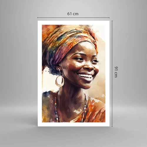 Poster - Afrikanische Königin - 61x91 cm