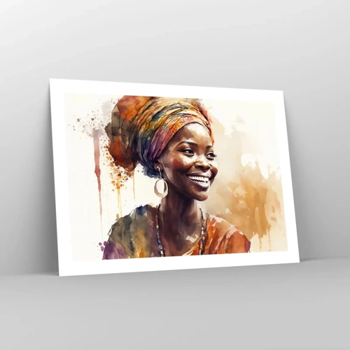 Poster - Afrikanische Königin - 70x50 cm