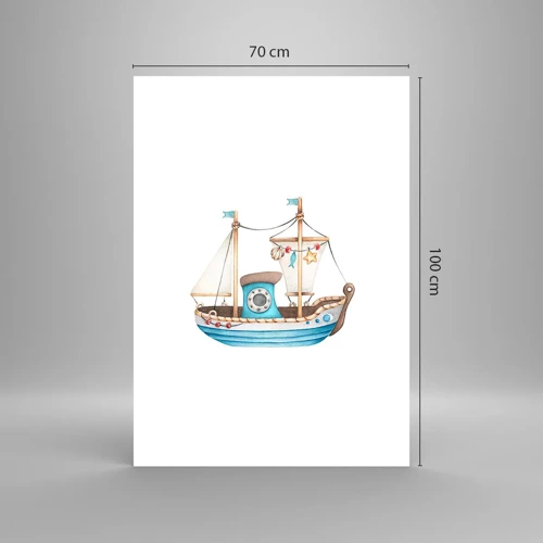 Poster - Ahoi, Abenteuer! - 70x100 cm