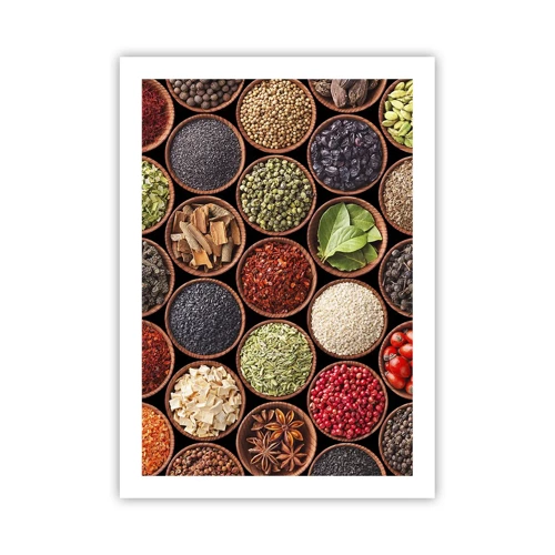 Poster - Alle Aromen der Welt - 50x70 cm