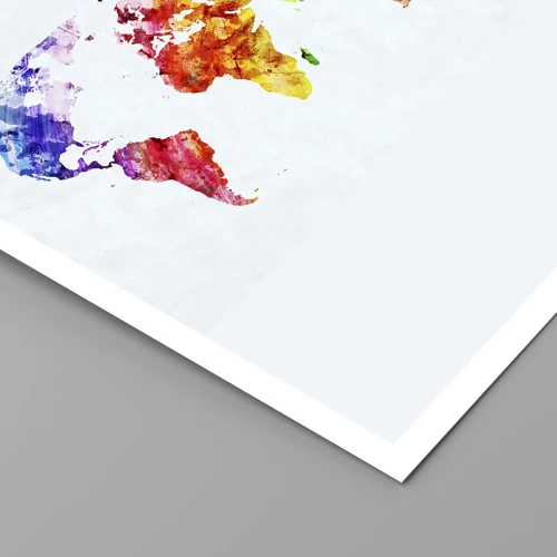 Poster - Alle Farben der Welt - 30x30 cm