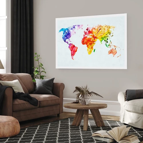 Poster - Alle Farben der Welt - 40x30 cm