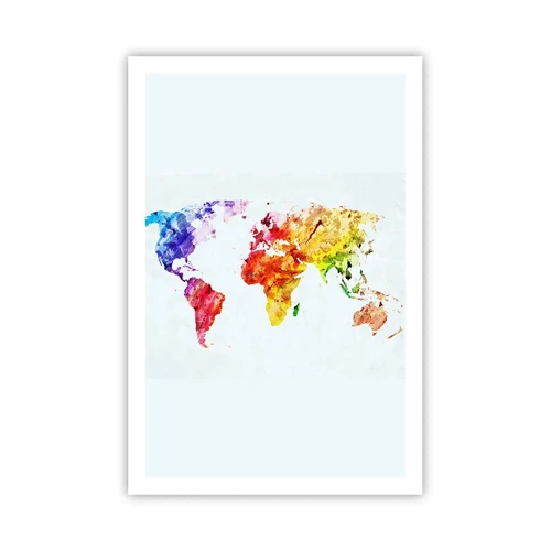 Poster - Alle Farben der Welt - 61x91 cm