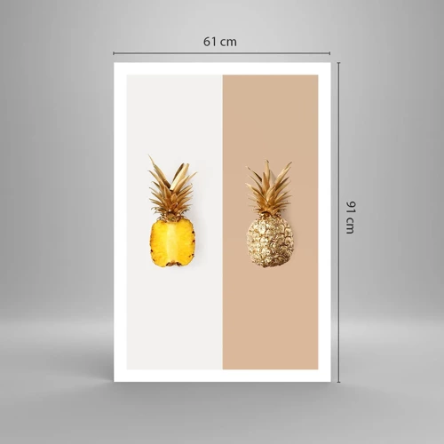 Poster - Ananas für uns - 61x91 cm