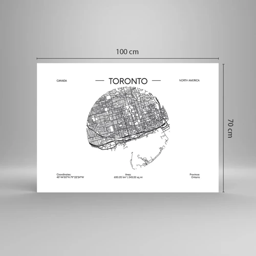 Poster - Anatomie von Toronto - 100x70 cm