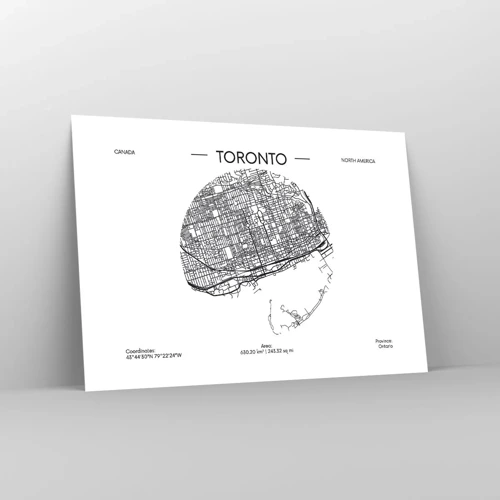 Poster - Anatomie von Toronto - 100x70 cm