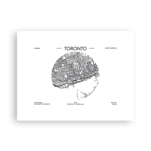 Poster - Anatomie von Toronto - 40x30 cm