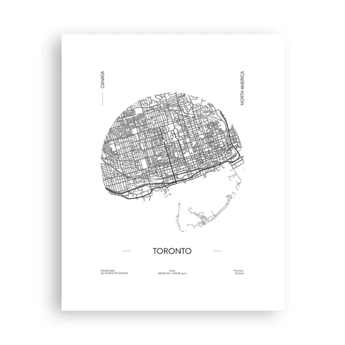 Poster - Anatomie von Toronto - 40x50 cm