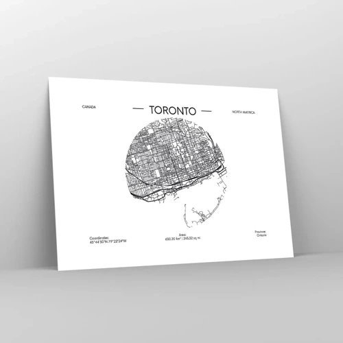 Poster - Anatomie von Toronto - 70x50 cm