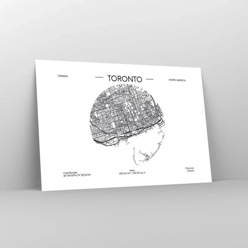 Poster - Anatomie von Toronto - 91x61 cm