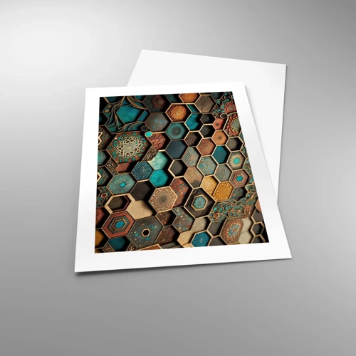 Poster - Arabische Ornamente – Variation - 40x50 cm