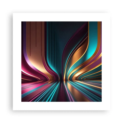 Poster - Architektur des Lichts - 40x40 cm