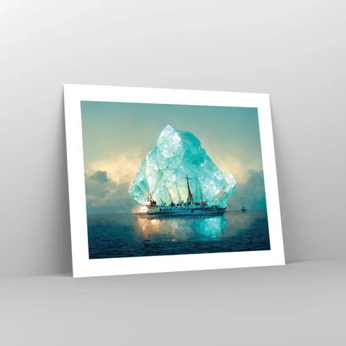 Poster - Arktischer Diamant - 50x40 cm