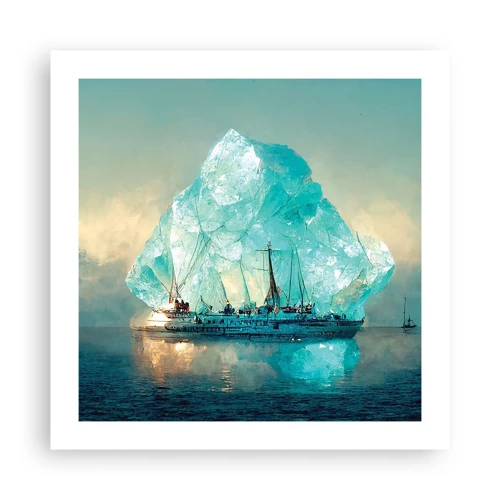 Poster - Arktischer Diamant - 50x50 cm