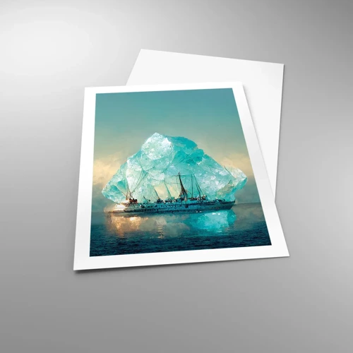 Poster - Arktischer Diamant - 50x70 cm