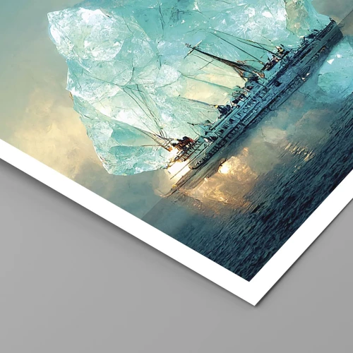 Poster - Arktischer Diamant - 91x61 cm