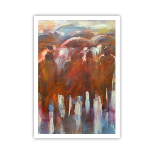 Poster - Auch bei Regen und Nebel - 70x100 cm