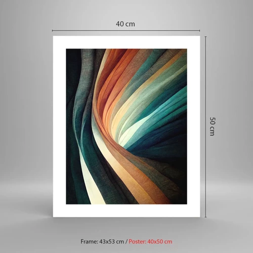 Poster - Aus Farben gewebt - 40x50 cm